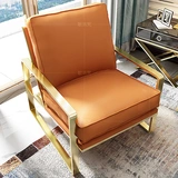 Nordic Light Luxury Leisure Leisure Tiger Staud Back Modern Гонконг -стиль Дизайнерский дизайнер гостиной одиночный диван