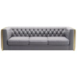 Легкий роскошный слой кожаный диван в гонконгском гонконге