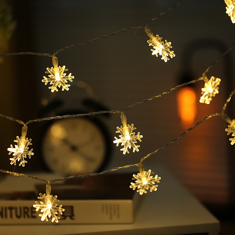 Usd 9 11 Led Snowflake Lights Flashing String Led Snowflake Lights Flashing String Snowflakes Christmas Tree Ornaments Holiday Gifts Lantern Festival Decorative