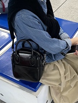 Eudae limited edition niche design CDG same classic cowhide small square bag hand-held crossbody with shoulder strap for women