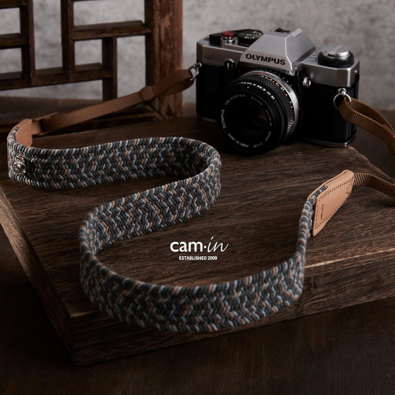 Cam-In Woven Retro Camera Strap Suitable for Canon, Nikon, Sony, Fuji, Jay Chou Mv Same Style Camera Shoulder Strap Cam-In Woven Retro Camera Strap Suitable for Canon, Nikon, Sony, Fuji, Jay Chou Mv Same Style Camera Shoulder Strap