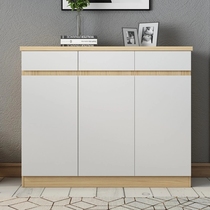 Entrance cabinet large-capacity shoe cabinet custom two or three doors modern simple storage storage cabinet household foyer cabinet Nordic