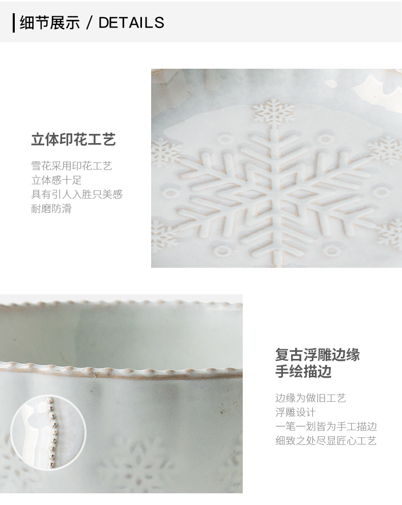 Lototo Nordic hand - made plates and dishes of household ceramics ears rainbow such as bowl dish dish dish nice salad dishes