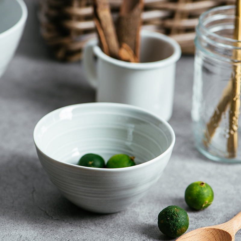 Lototo Nordic ceramic tableware, household contracted creative individual rainbow such as bowl bowl of fruit salad bowl bowls bowl