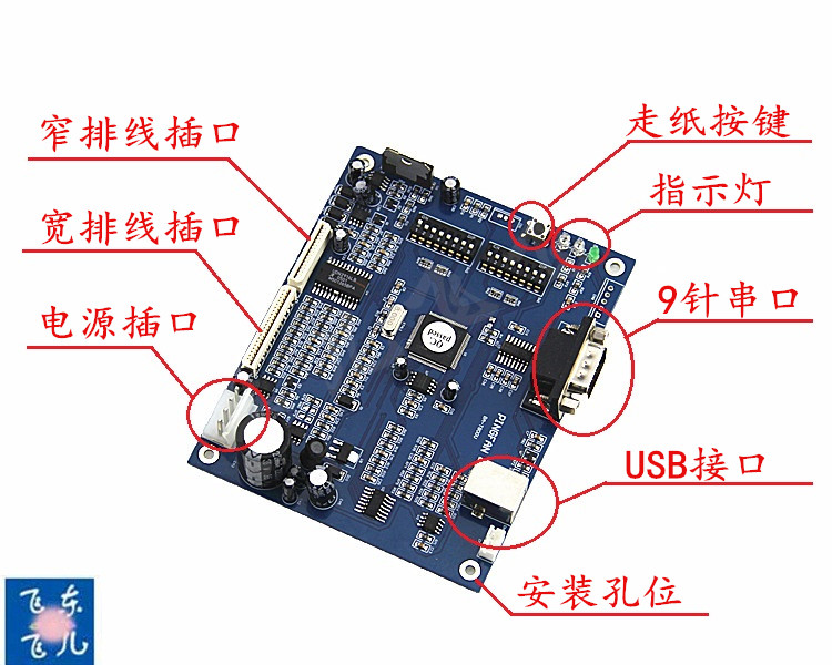 M-T532AP Bảng điều khiển đầu in Máy xếp hàng Máy gọi Bảng điều khiển Bảng điều khiển Máy in T532AF - Phụ kiện máy in linh kiện máy in siêu tốc