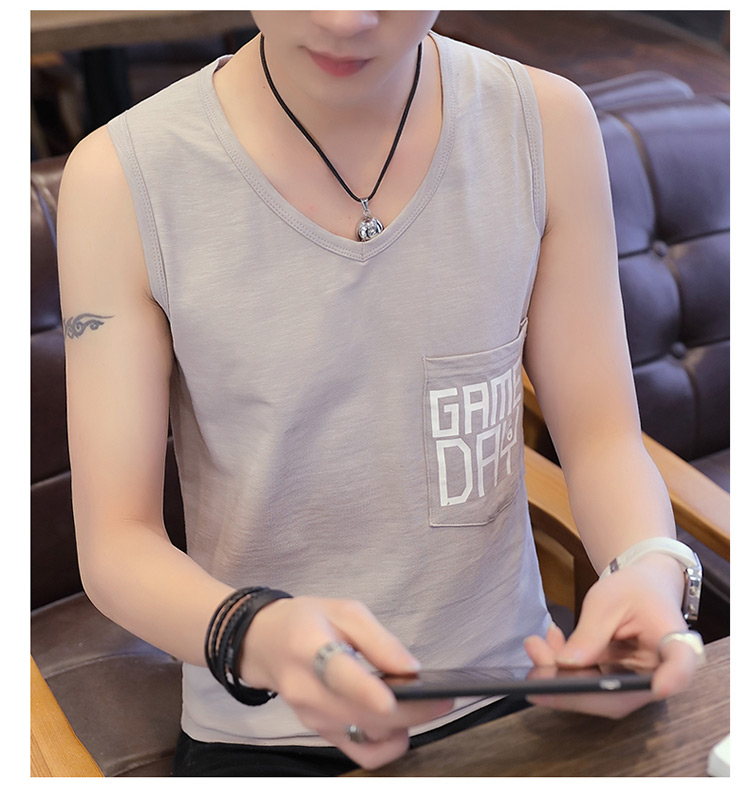 12 mùa hè 13 thanh thiếu niên 14 chàng trai 15 junior trường trung học 16 sinh viên bông giản dị 17-year-old không tay vest trẻ em lớn của áo sơ mi khoác vest nam