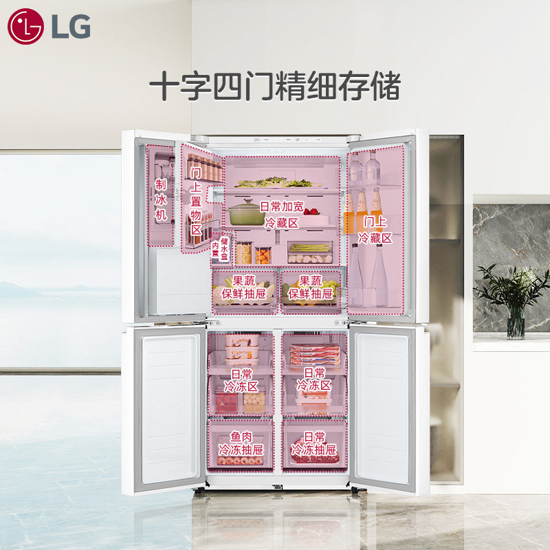 LG-F544MEH62D冰箱图片