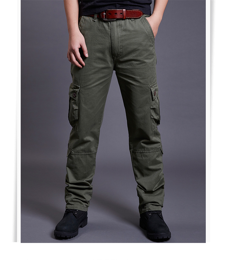 Mùa thu và mùa đông overalls quần yếm nam mạnh mẽ siêu mặc quần nam thanh niên thẳng lỏng kích thước lớn quần giản dị quần nam quần jean ống rộng nam