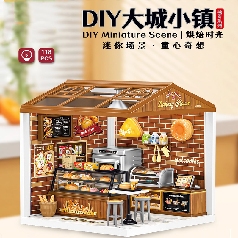 Miniature House Full Set Milk Tea Shop Kitchen Model Miniature Scene Assembly Toy Small Scene Handmade Assembly Toy Miniature House Full Set Milk Tea Shop Kitchen Model Miniature Scene Assembly Toy Small Scene Handmade Assembly Toy