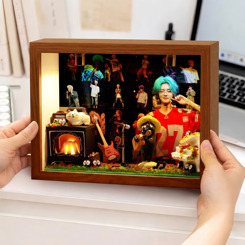 Lü Han Merchandise Music Photo Frame Creative Birthday Gift Decorative Piece Album Decoration Gift for Girls, Best Friends, Boys
