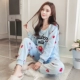 Đồ ngủ nữ mùa đông san hô nhung dày ấm áp Hàn Quốc mùa đông dễ thương sinh viên flannel dịch vụ nhà có thể mặc