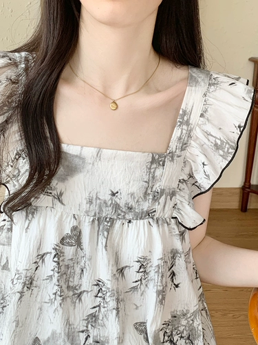 Этническая летняя пижама, вставки в бюстгальтер, этнический стиль, эффект подтяжки