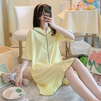 188hu сплошной цвет черный боковой юбка желтая