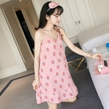 Летняя хлопковая пижама, сексуальный свежий милый топ с чашечками для школьников, эффект подтяжки, короткий рукав, в корейском стиле