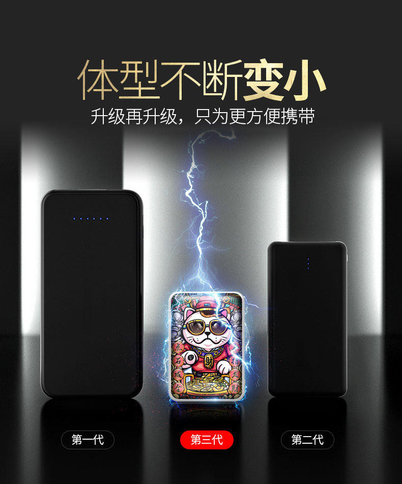 Mini sạc kho báu 10.000 mA nhanh phí dung lượng cao di động điện thoại di động siêu mỏng phí flash dễ thương được áp dụng in vivo đặc biệt Huawei OPPO kê của Apple điện thoại 8x phổ 6s nhỏ gọn và 7 phụ nữ - Ngân hàng điện thoại di động sạc dự phòng type c