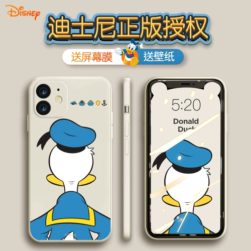 Дисней, apple, силиконовый чехол для телефона pro, креативный милый защитный чехол, Дональд Дак, iphone, защита при падении