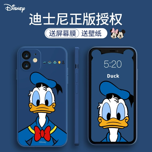 Дисней, apple, силиконовый чехол для телефона pro, креативный милый защитный чехол, Дональд Дак, iphone, защита при падении