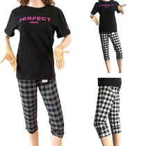 Cropped pants womens summer thin cotton mid-rise slim elasticated lace-up casual ladies versatile outside wearing midi shorts