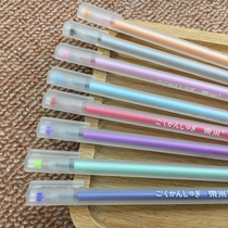 Mingji stationery Dongmi creative frostbar gel pen color pen multi-color creative pen 8-color pen