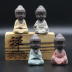 Monk Xiao Sha Mi Tượng Phật Ruyi Guanyin Phật Zen Trang trí phòng khách nhỏ Trang trí thủ công Trang trí trang trí phòng ngủ nhỏ không giường Trang trí nội thất