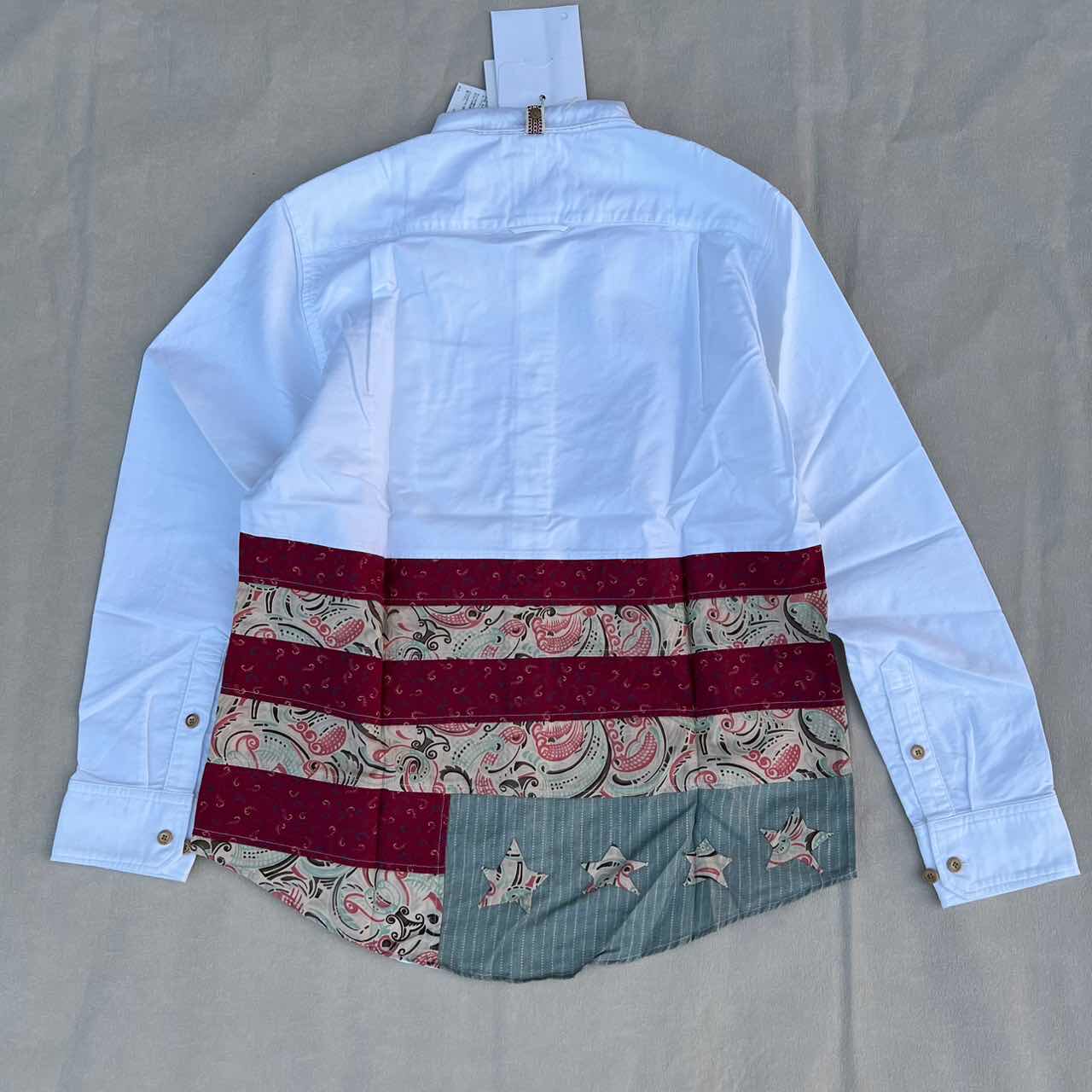 现货visvim vacher shirt chambray海岛棉国旗衬衫上衣长袖衬衣-Taobao 