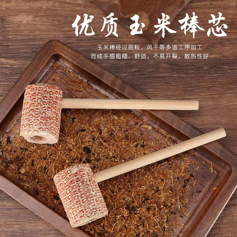 Introduction to corn pipe Popeye pipe simple tobacco pipe corncob original fragrance
