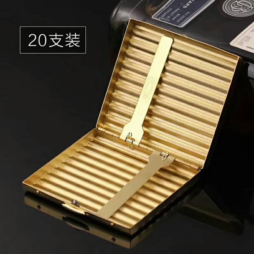 Double-gun pistol special cigarette case corrugated non-slip 20-pack cigarette clip fashion personality - Taobao