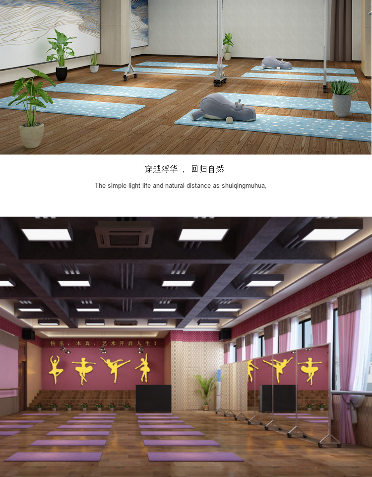 Gương nhảy có thể tháo rời Trang chủ gương lớn cơ thể tường nhảy gương Gương tập yoga Gương tùy chỉnh Tùy chỉnh - Gương gương vô cực