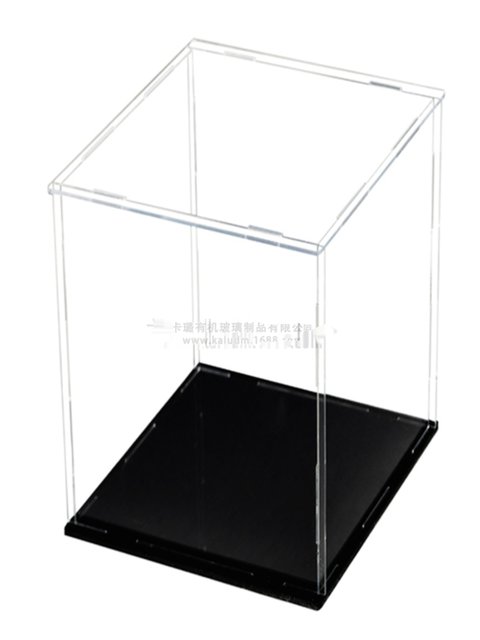 亚克力手办展示盒拼装式模型防尘盒公仔摆件泥人软陶透明收纳盒