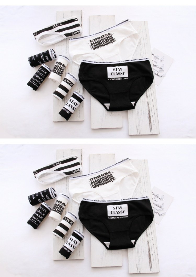 100% cotton 裆 kháng khuẩn vải áo khoác cotton đồ lót nữ đồ lót cotton chữ đơn giản đồ lót phụ nữ bán buôn quần lót cho người béo