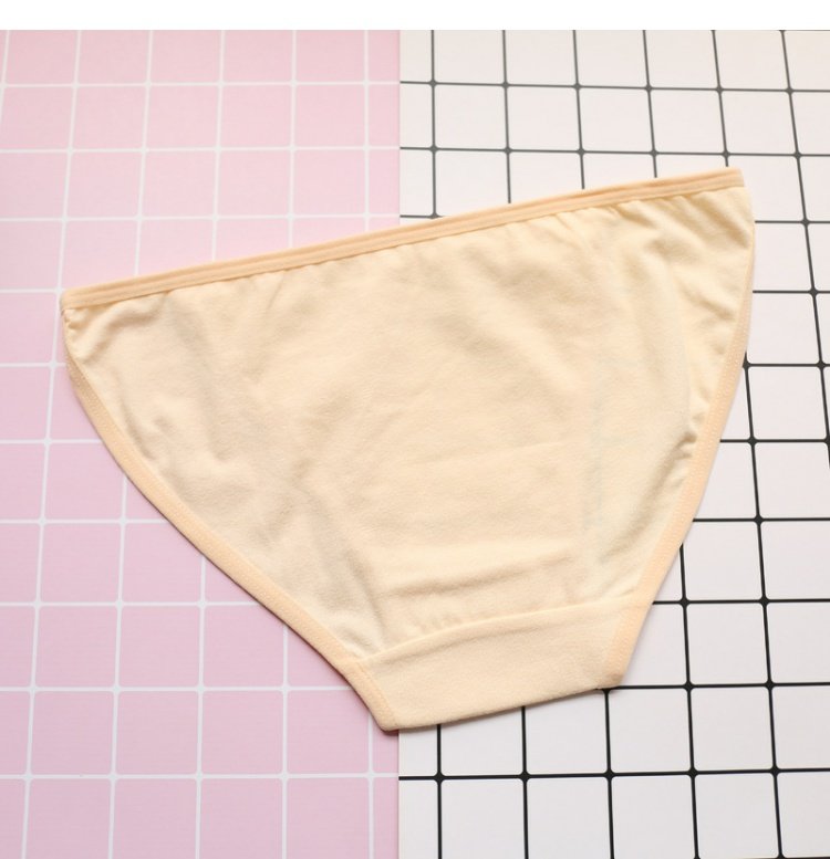 Cotton eo thấp tam giác cotton nữ đồ lót T quần thư màu rắn cotton cô gái bán buôn quần lọt khe nam cotton