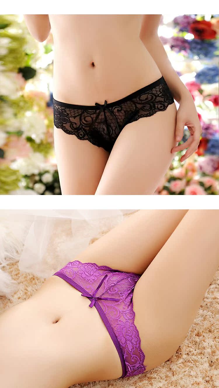 Sexy trong suốt thêu phụ nữ eo thấp tóm tắt quan điểm của phụ nữ siêu mỏng hip cô gái quần dưới bán buôn chip đẹp cho nữ