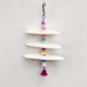 Handmade Bird Nest Bird Toy Parrot Toy Ladder Swing Station Ring Squid Bone Bird Lồng Vật tư - Chim & Chăm sóc chim Supplies