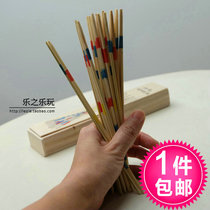 After 80 nostalgic classic toys wooden flower sticks childrens game sticks parent-child interactive battle hand-eye coordination 73