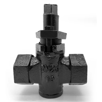 Stainless steel internal screw two-way plug valve Stainless steel three-way plug valve 1 2