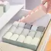 She fun 5 grid underwear underwear socks storage box Plastic household drawer finishing box Desktop cosmetics storage box