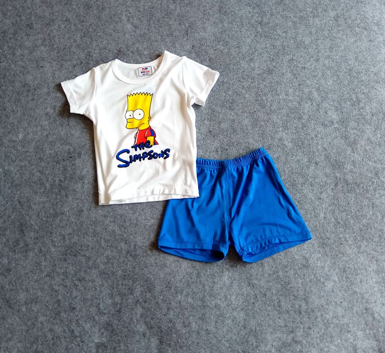 Nini 珂珂 trẻ em mùa hè phù hợp với chàng trai và cô gái phương thức vest quần hai mảnh phần mỏng không tay dịch vụ nhà