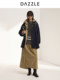 DAZZLE 地素风衣25年冬季浅卡其色假两件外套女