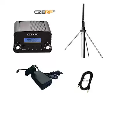 CZE-7C 7W Wireless Campus Radio Stereo FM Transmitter FM FM Transmitter