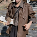 Демисезонная ретро куртка, рубашка, изысканный стиль