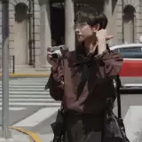 Eli [Рождественская ярмарка] 25 весенняя мода, окрашенная в пряжу ретро, простая рубашка в клетку с непринужденным ощущением