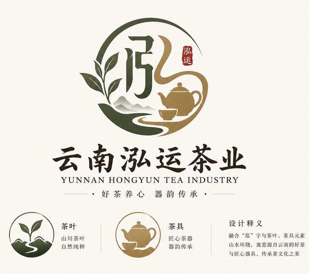 云南泓运茶业的LOGO