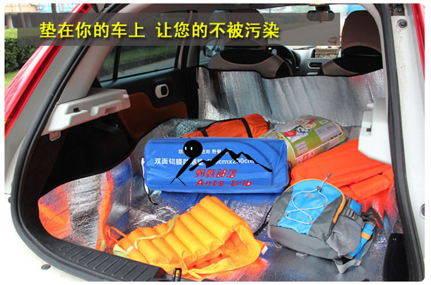 Phim nhôm ngoài trời giữ ẩm thảm dã ngoại mat dày dày mở rộng không thấm nước đôi đơn nhiều người bãi biển cắm trại lều mat - Thảm chống ẩm / Mat / Gối miếng xốp lót sàn cho bé
