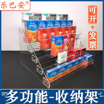 Clinic Pharmacies Pharmacy Drug Shelves Placed Multifunction Medical Drugs Racks Condom Shelving Transparent small shelves