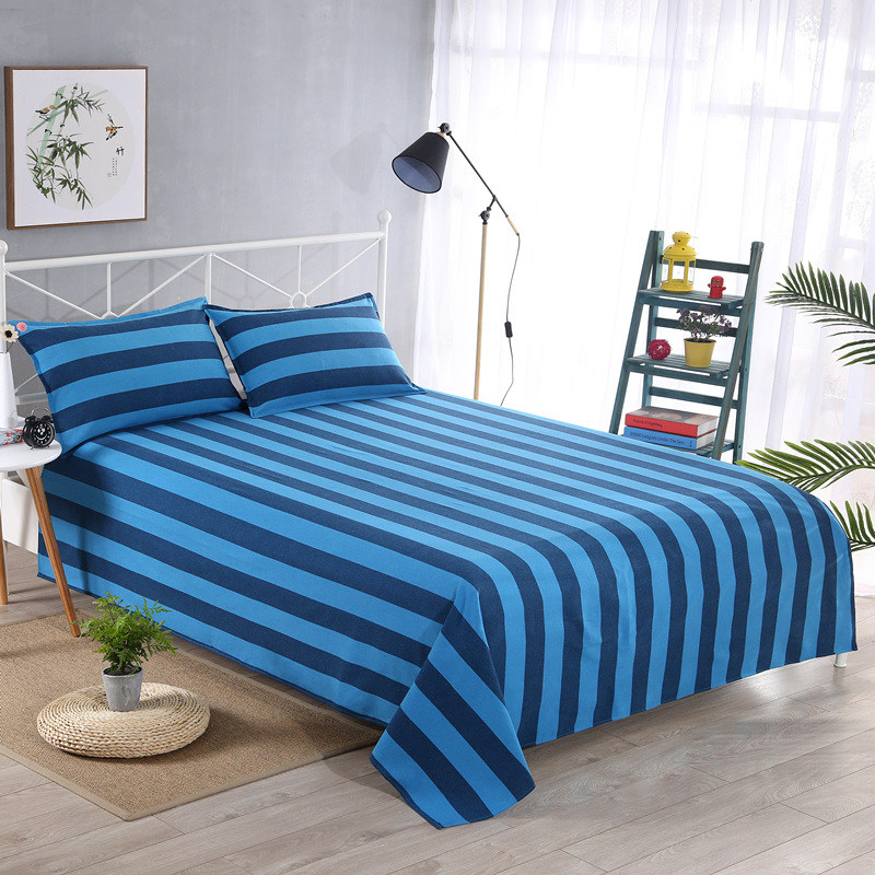 Thủ công truyền thống vải thô cũ mảnh đơn mã hóa dày lên gấp đôi danh sách nhăn mùa hè lớn 炕 đơn - Khăn trải giường drap giường mát lạnh