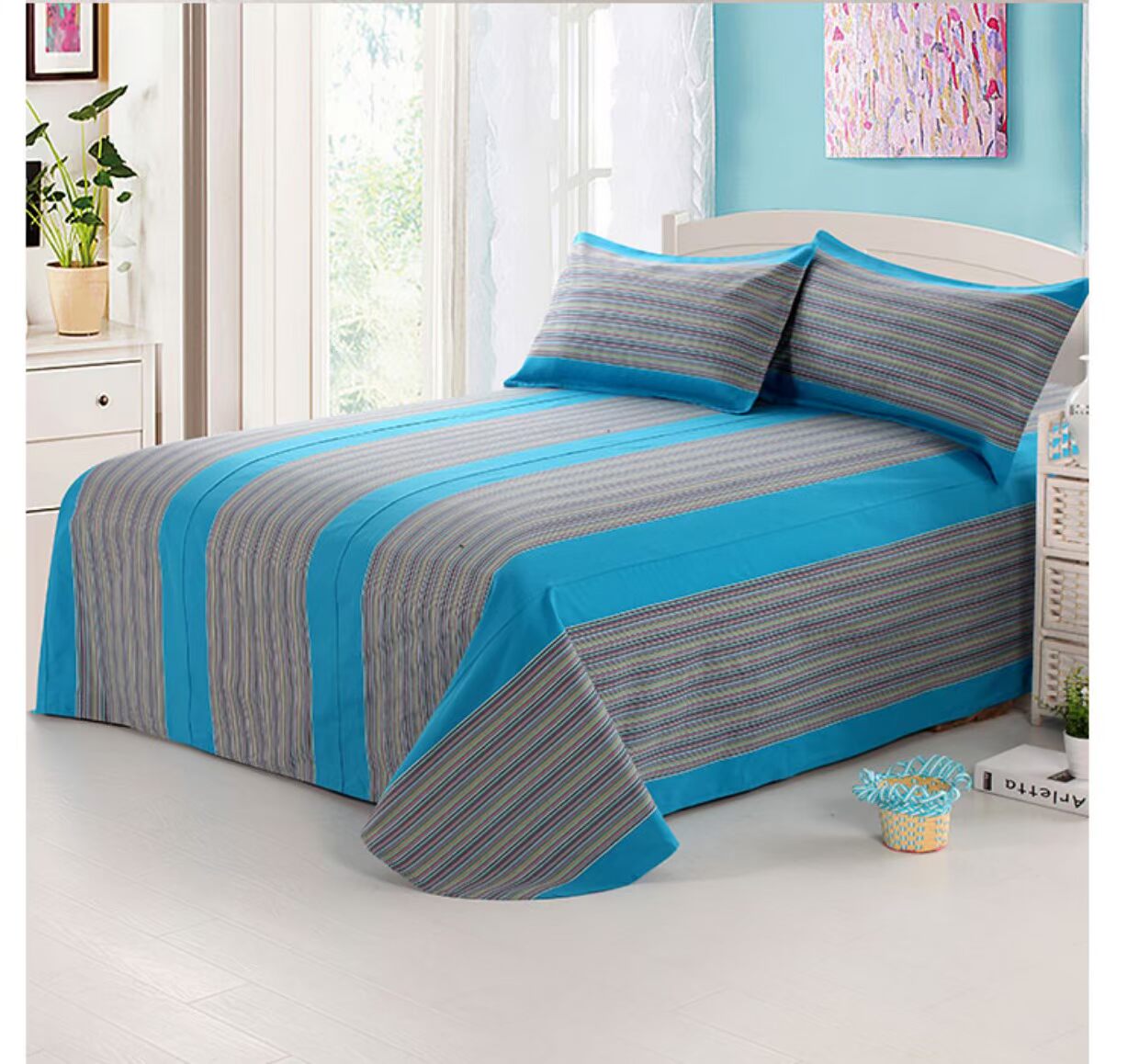 mã hóa 32 bông cũ lanh thô chăn dày tấm bông single double ký túc xá mảnh - Khăn trải giường ga trải giường 2mx2m2