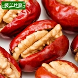 楼兰丝路 Jujube Clip Clip Walnut Vacuum упаковка zinjiang jujube плюс ядра ореха обнимаю сухие фрукты