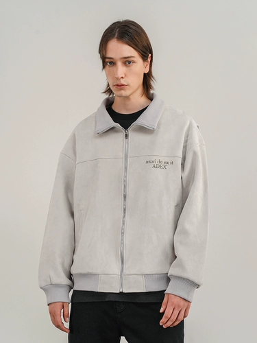 BlackOfexit High -стривые тяжелые работы, сшивая имитационная замшевая летающая куртка National Tide Design