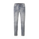 European and American high street style basic side-opening zippered skinny jeans KANYE same-fitting elastic slimming trousers for men