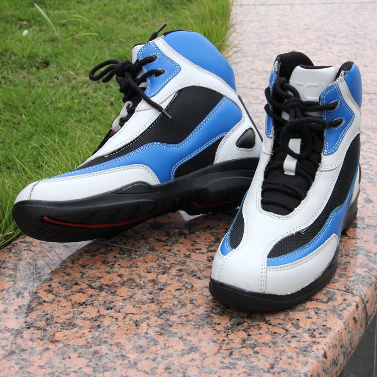 Brand motorcycle shoes motorcycle boots men's road riding racing boots riding shoes leather ankle protection waterproof